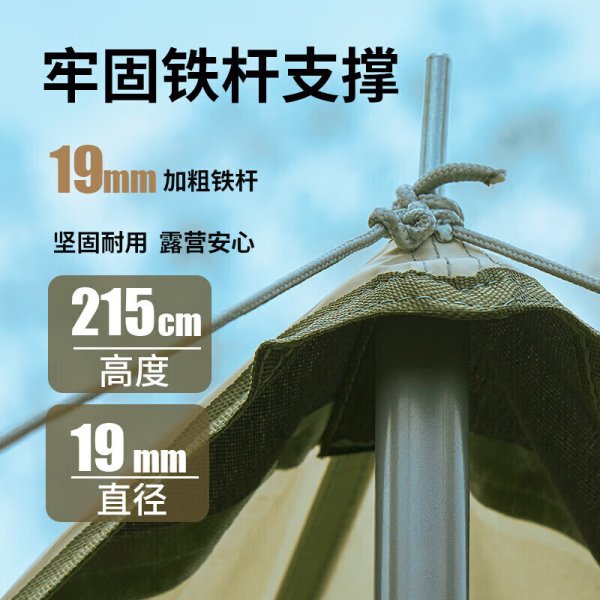 WhitePeak hexagonal canopy tent