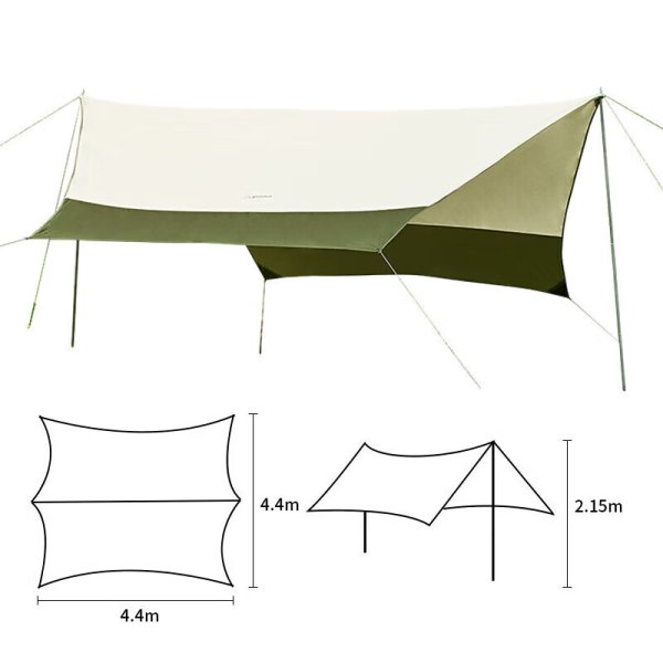 WhitePeak hexagonal canopy tent