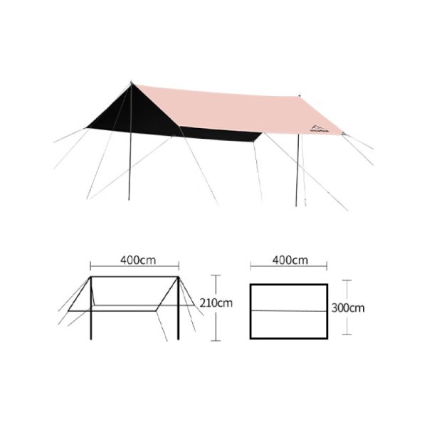 WhitePeak Black Glue Canopy